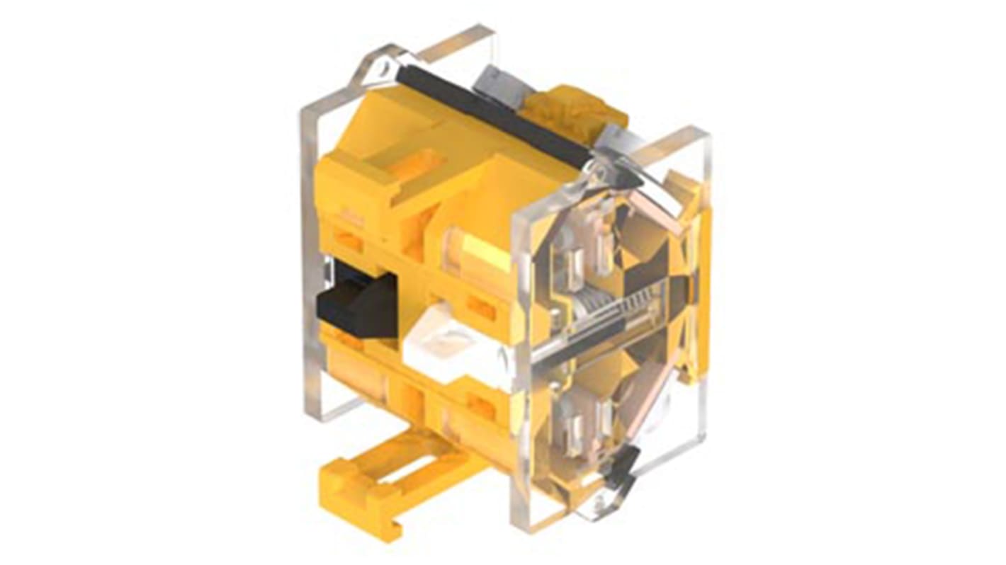 EAO Modularschalter-Kontaktblock 1 Wechsler 500V ac für Schalter, Serie 04 Schraubanschluss