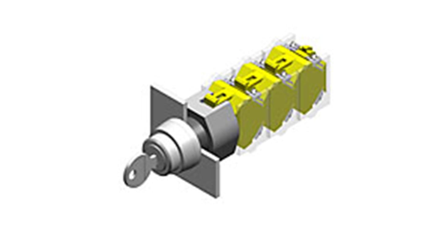 Cabezal de interruptor de llave 704.113.0 EAO, 3 Posiciones