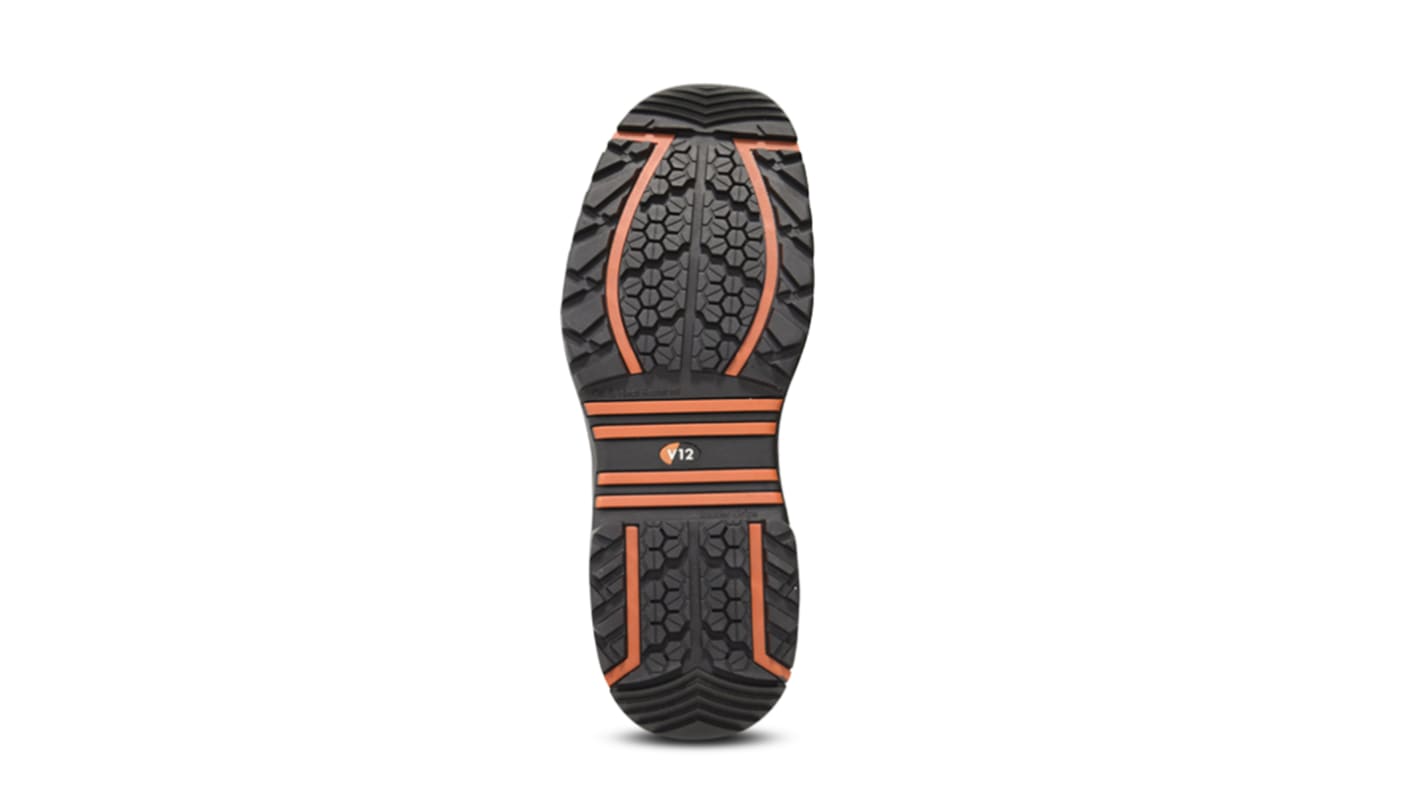 Botas de seguridad V12 Footwear, serie Caiman de color Negro, talla 47, S3 HRO, WR SRC
