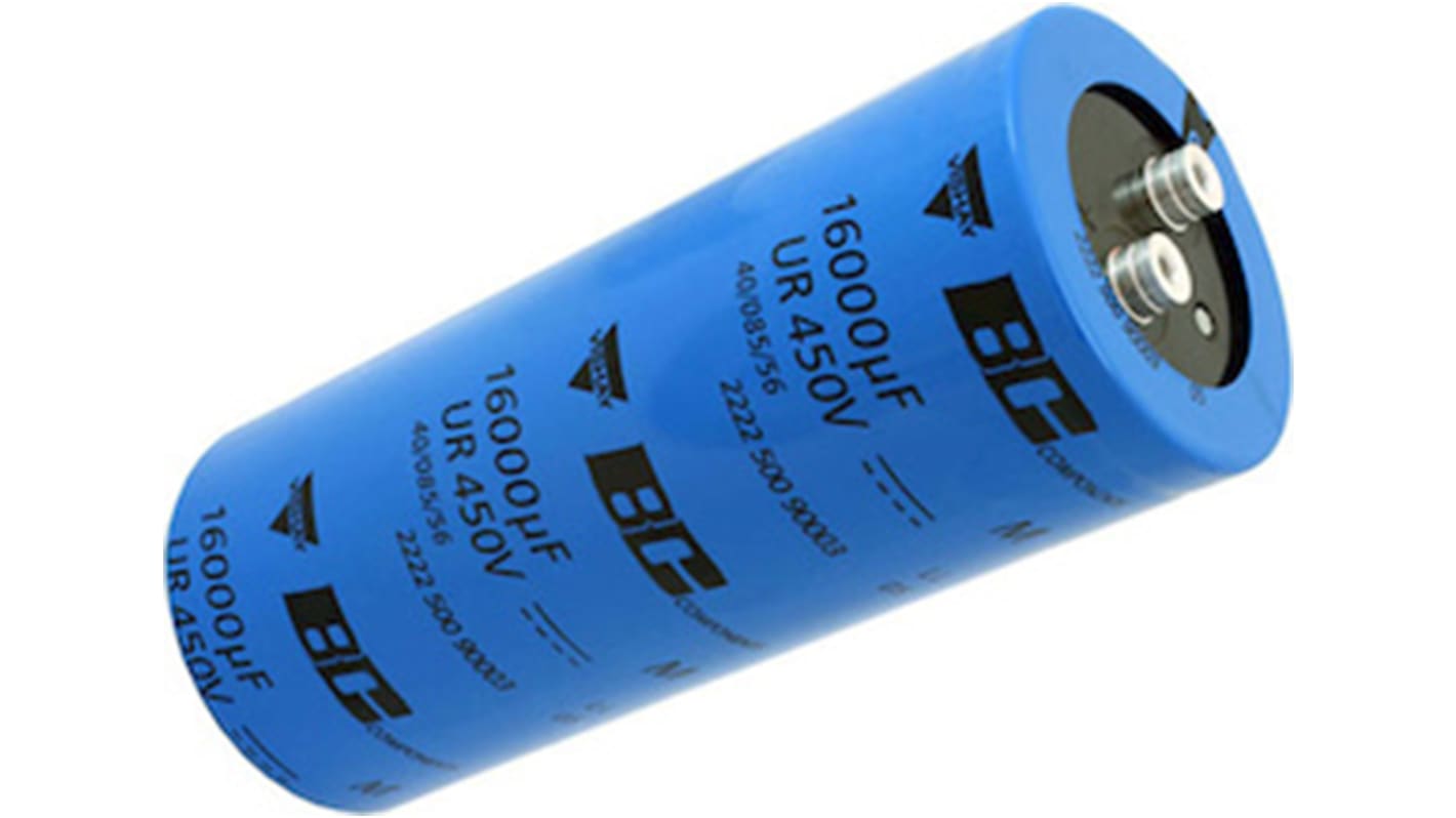 Vishay 2200μF Aluminium Electrolytic Capacitor 500V dc, Screw Terminal - MAL250019222E3