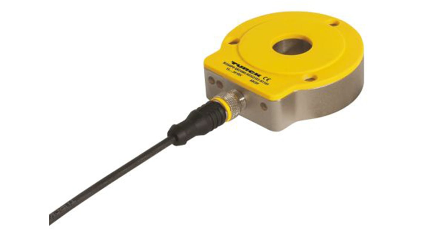 Turck 绝对编码器, 感应角度编码器, 模拟输出信号, 15 → 30 V 直流, 4 → 20 mA, 空心轴, 22mm轴径, 最高+85°C, 法兰安装安装, IP68, IP69K