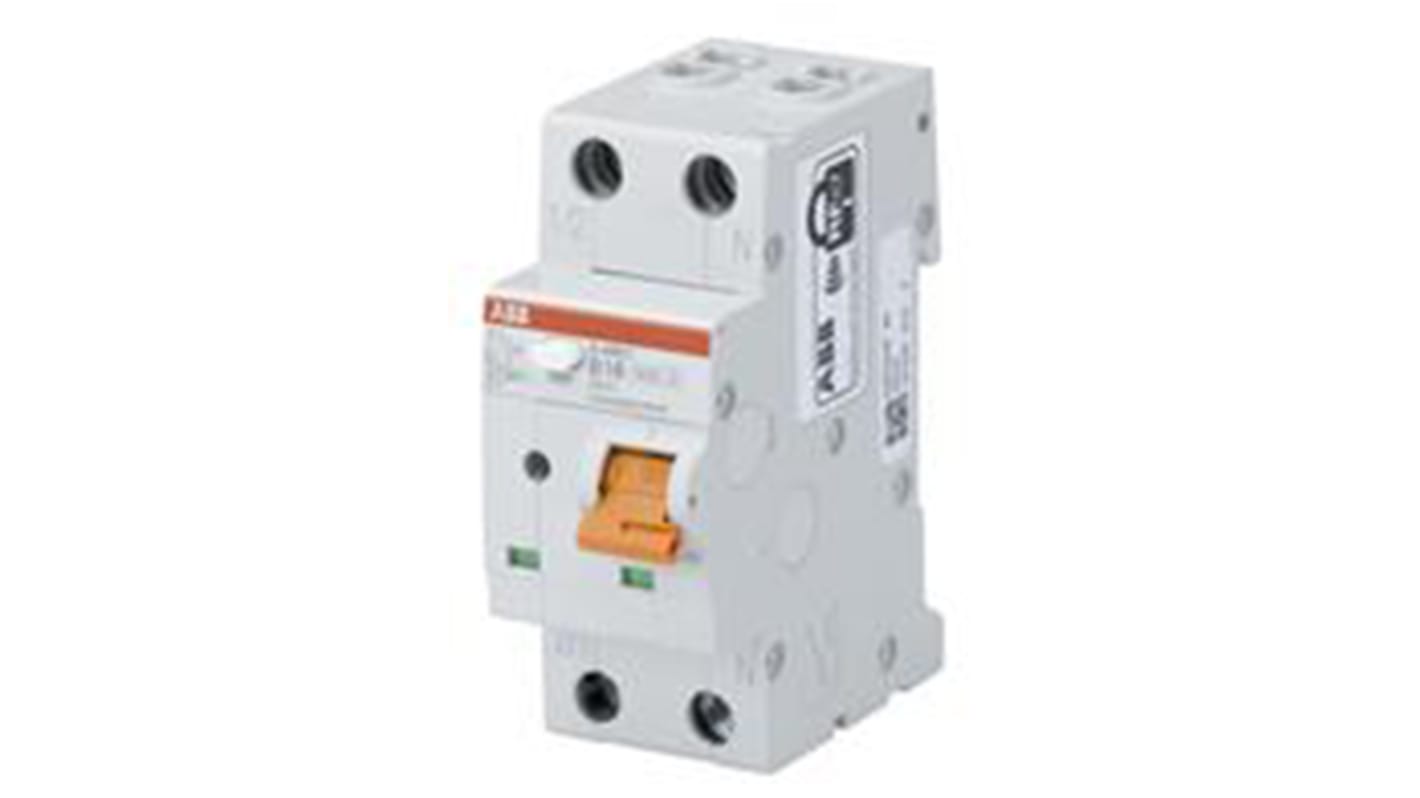 ABB S-ARC1 MCB, 1+N, 13A Curve C, 240V AC, 6 kA Breaking Capacity