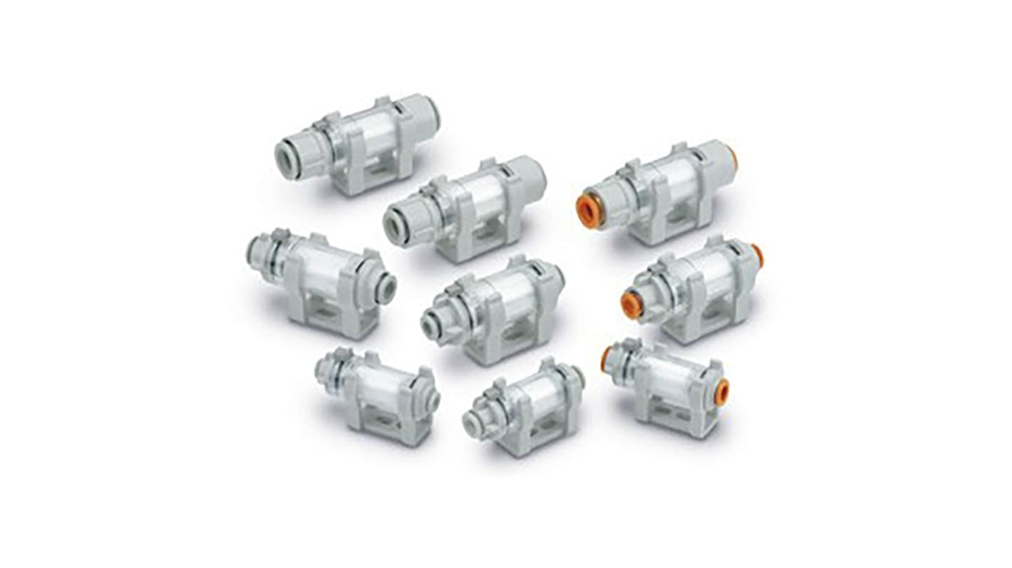SMC Vacuum Filter - ZFC Series, 5μm, 6.35 Dia. mm Port Connection