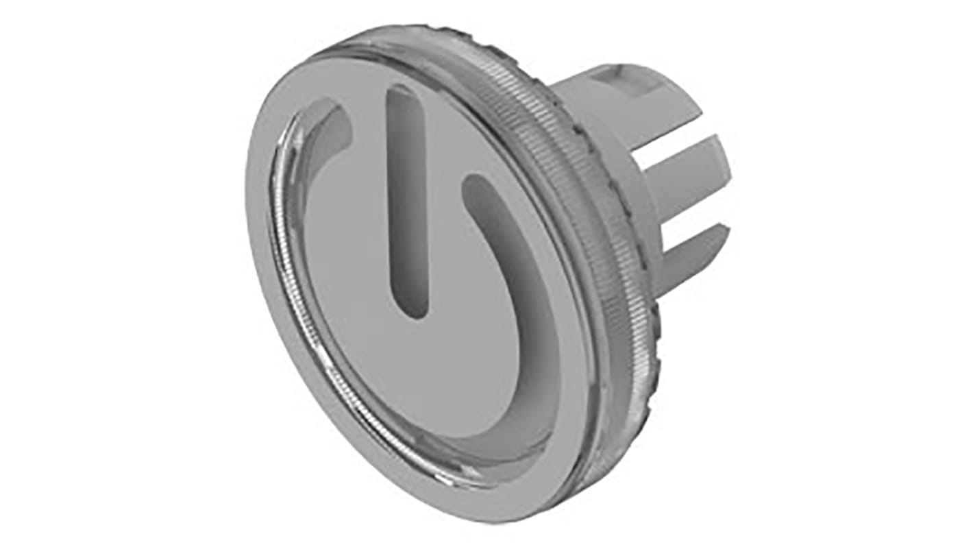 EAO Clear Round Push Button Indicator Lens for Use with Series 84 Switches