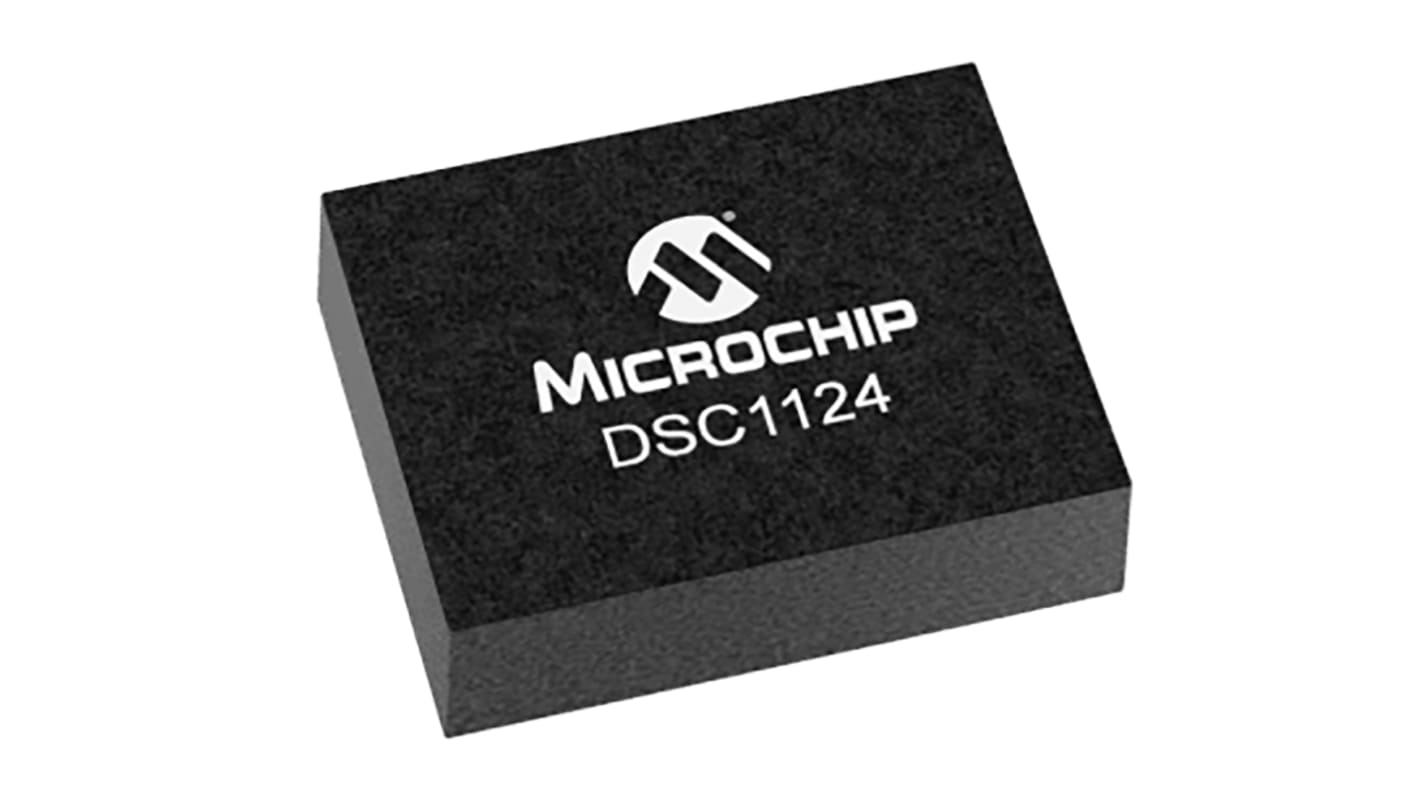 Microchip 156MHz MEMS Oscillator, 6-Pin CDFN, ±50ppm, DSC1124CI1-156.2500T