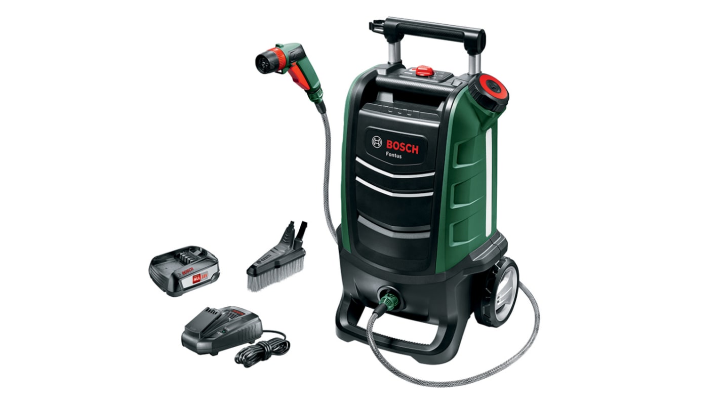 Bosch Fontus Battery Pressure Washer, 18V 15bar 90 → 186L/h