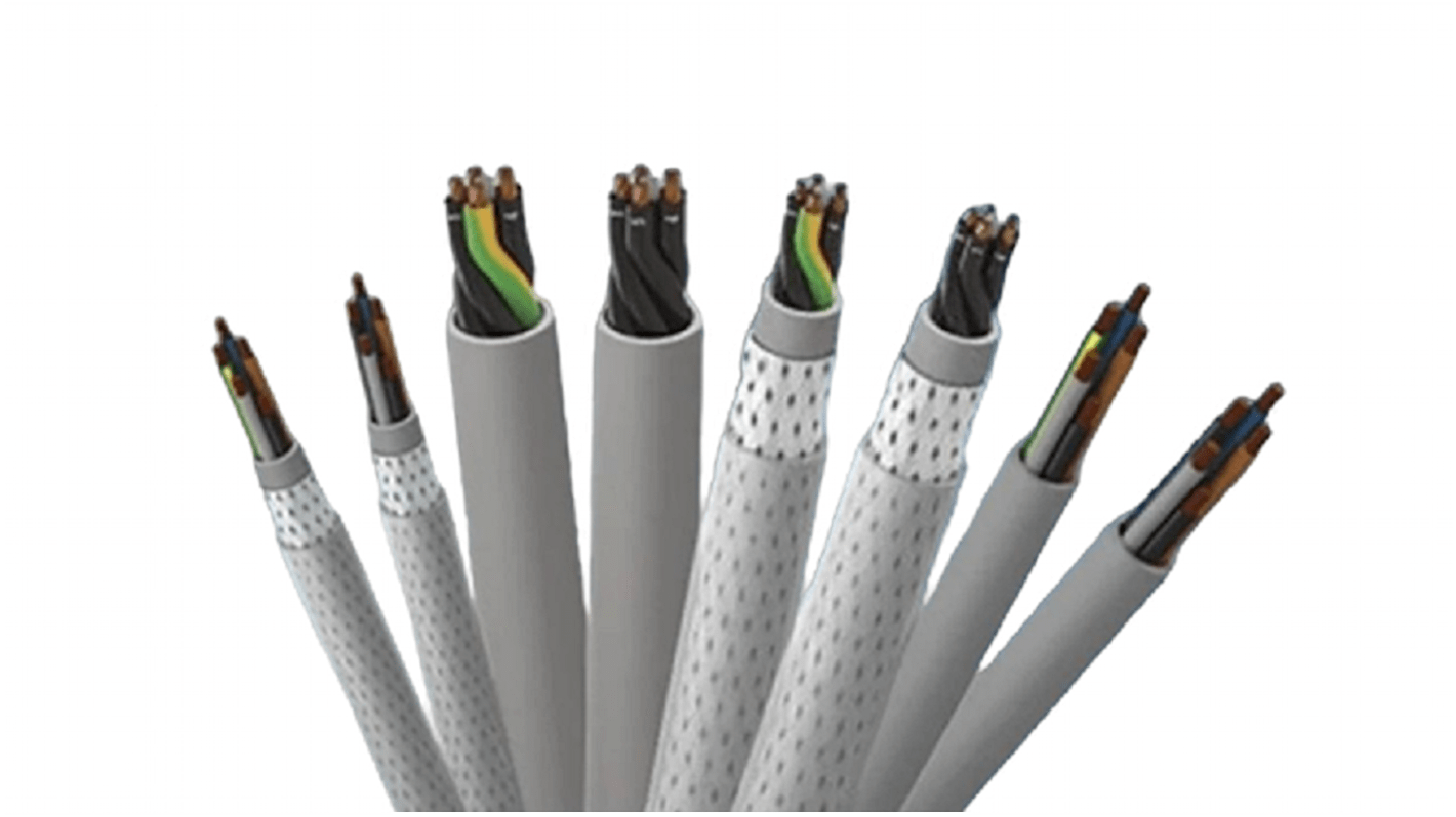 Belden 4GBCY Control Cable, 4 Cores, 0.75 mm², CY, Screened, 50m, Grey PVC Sheath