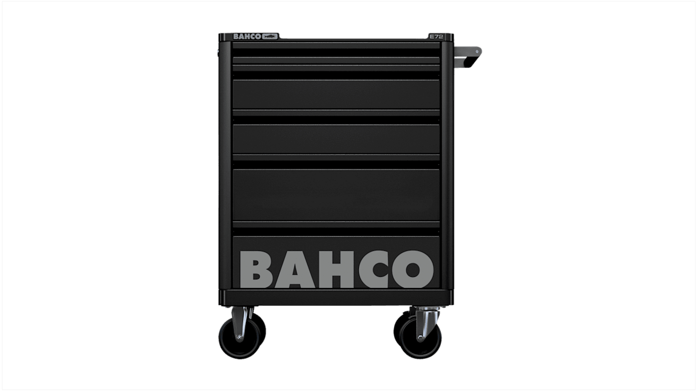 Carrello porta attrezzi Bahco serie con ruote in Acciaio solido, 5 cassetti, 782 x 510 x 952mm