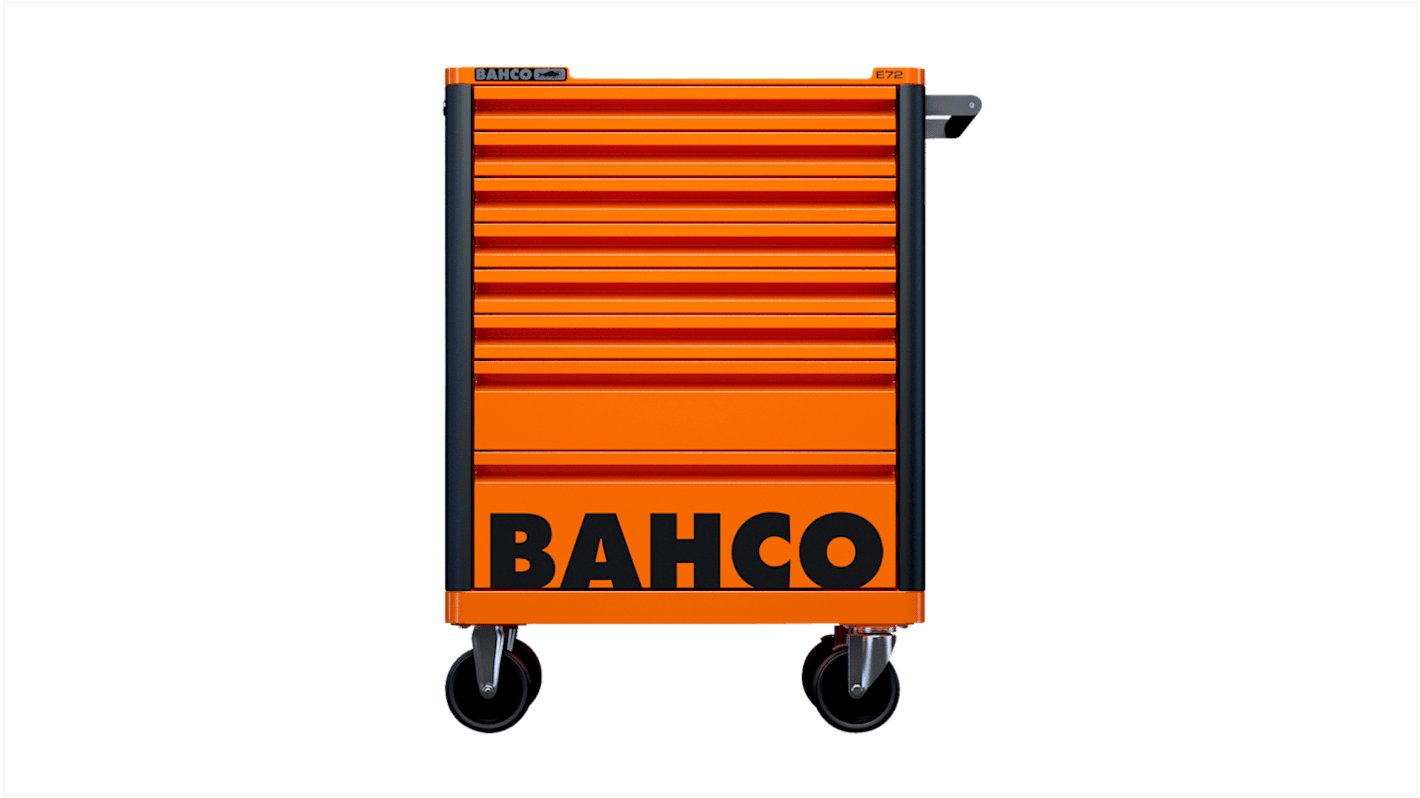 Bahco 8 Drawer Solid Steel Wheeled Tool Trolley