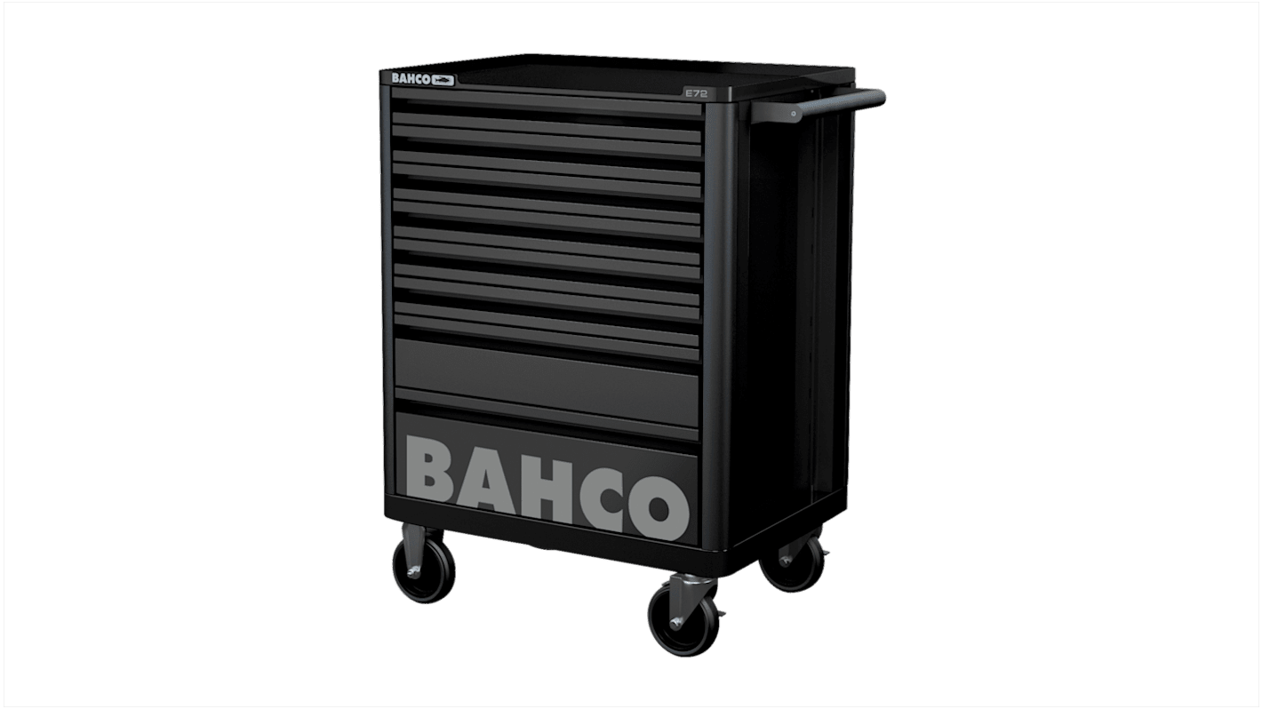 Bahco 8 Drawer Solid Steel Wheeled Tool Trolley