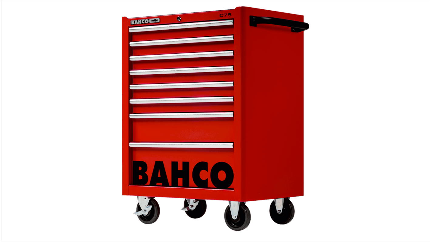 Chariot à outils Bahco en Acier 8 tiroirs  à roulettes