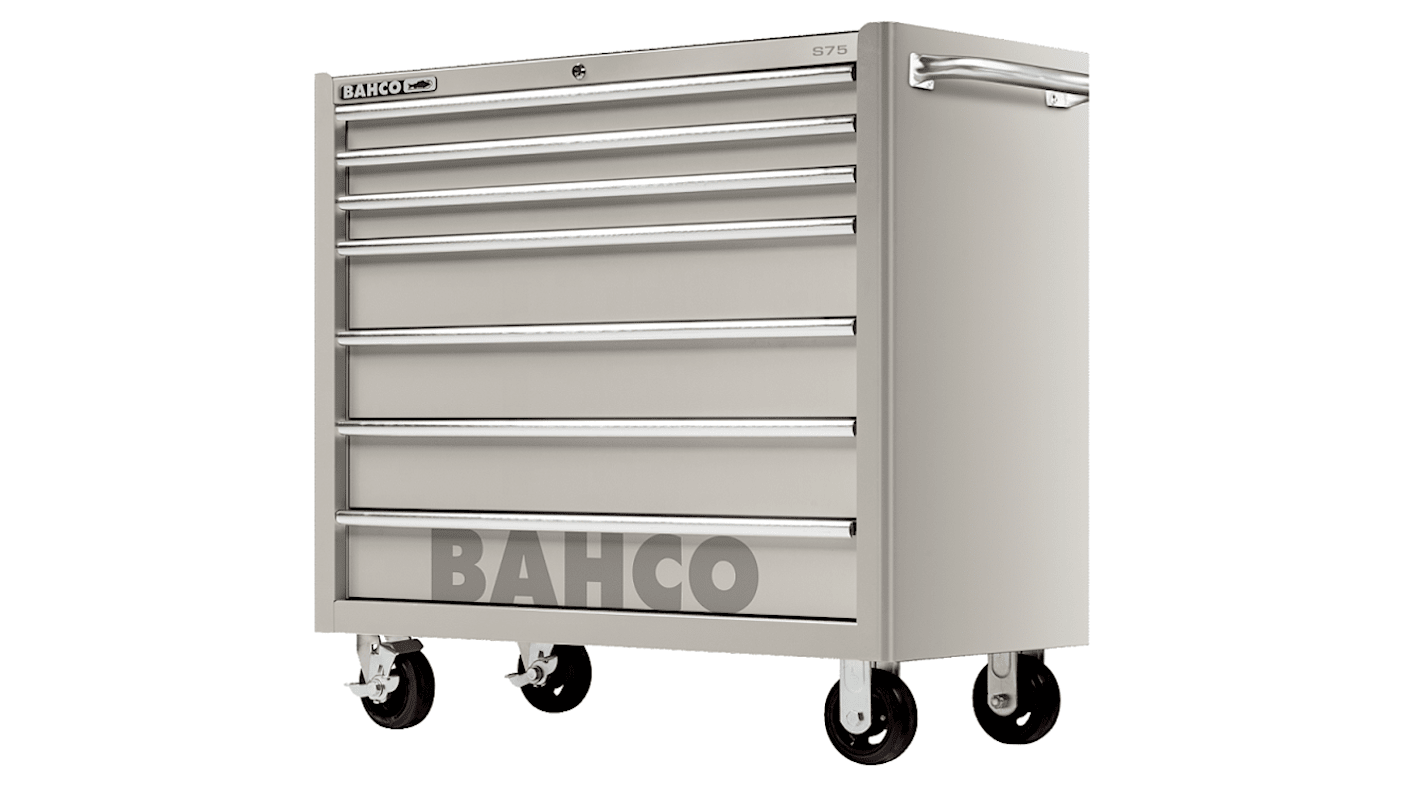 Bahco 7 Drawer Stainless Steel Wheeled Tool Chest