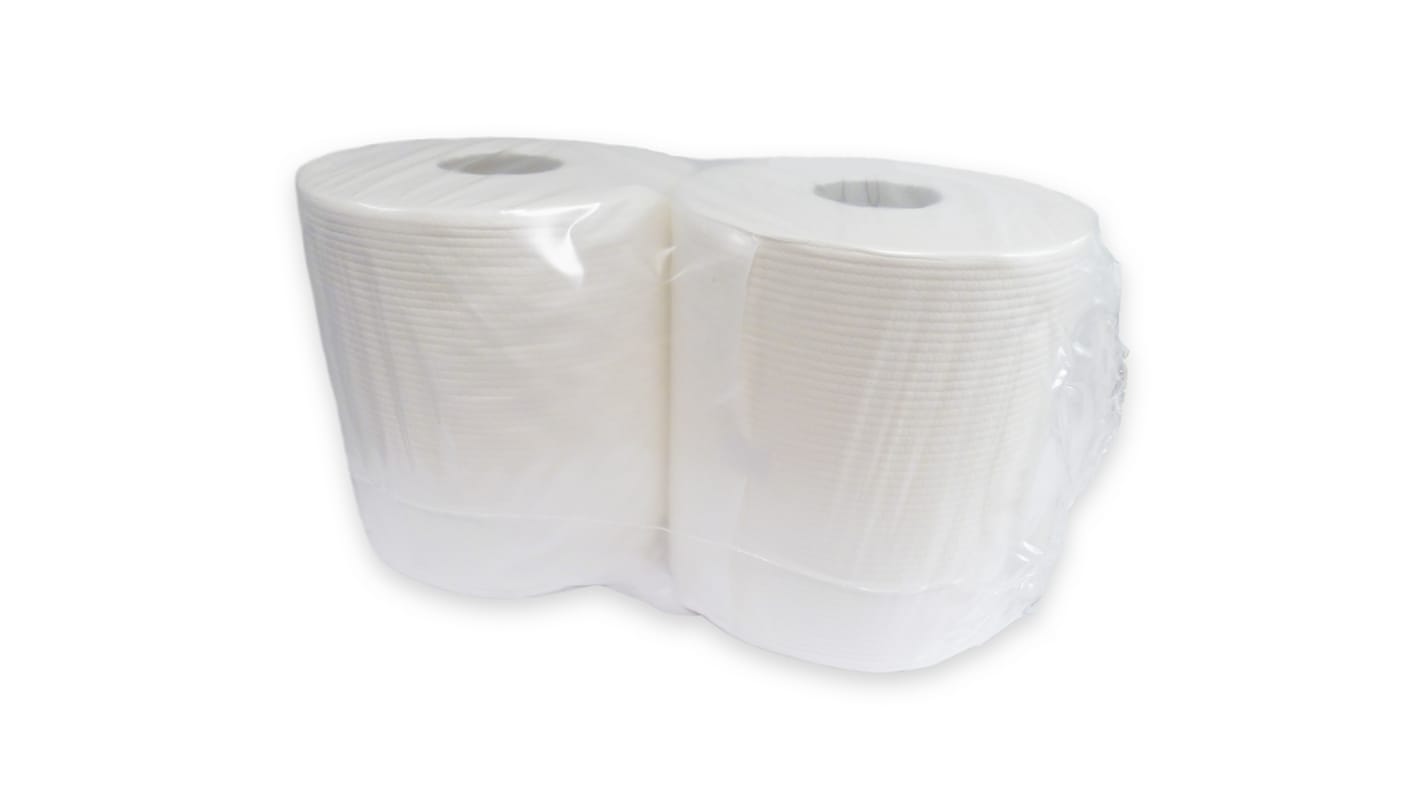 RS PRO Dry Industrial Wipes, Roll of 800