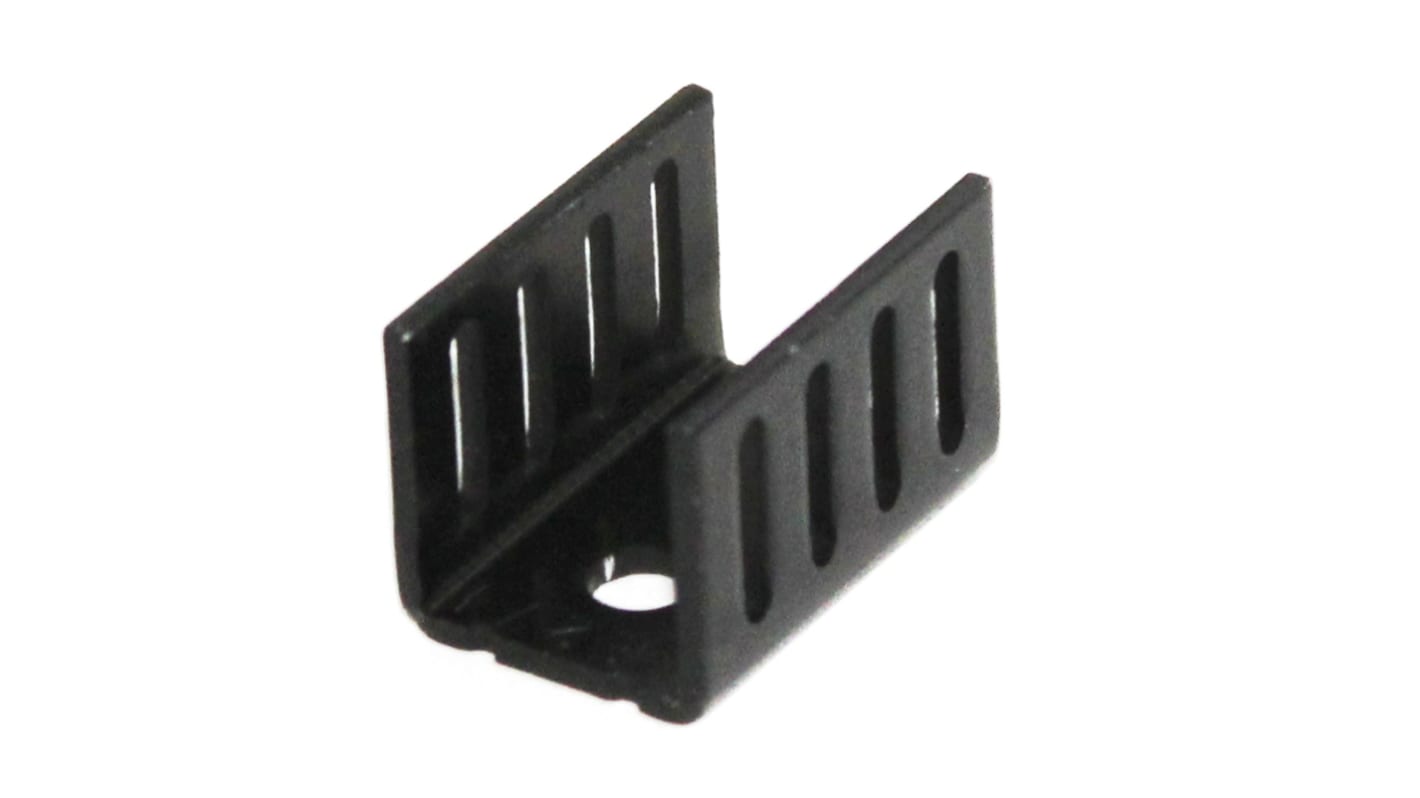 RS PRO Heatsink, 25 (Natural) °C/W, 7 (Forced) °C/W, 19.1 x 13.2 x 12.7mm, Horizontal, Mounting Hole, Vertical