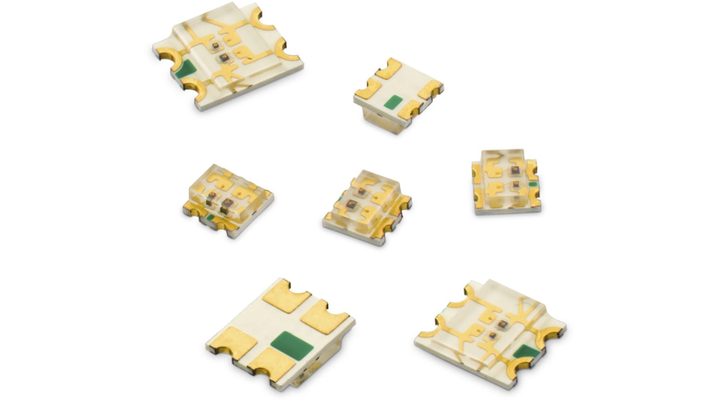 Wurth Elektronik2.4 V Green & Yellow LED 1616 (0606)  SMD, WL-SBCW 150066YV74000