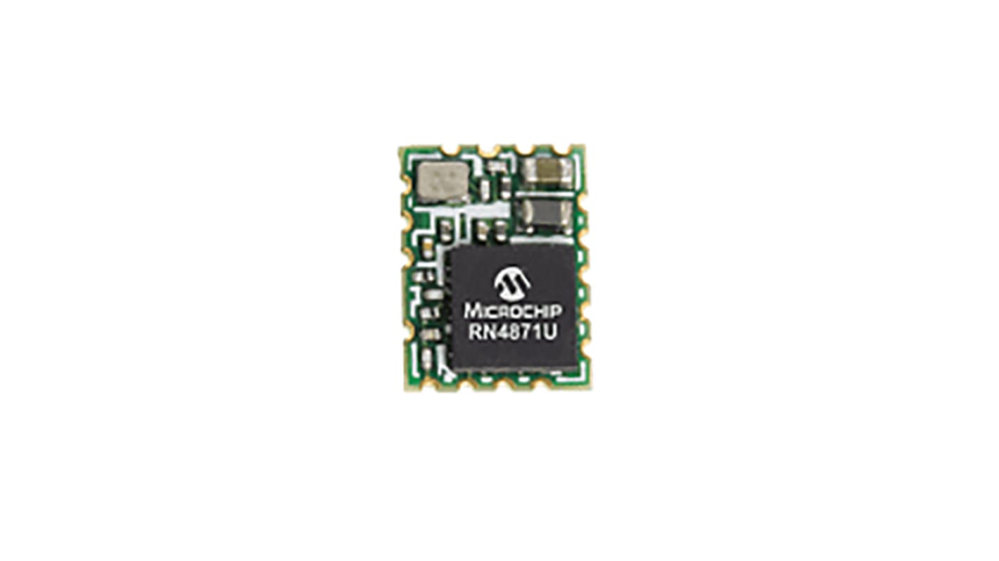 Układ Bluetooth typu SoC 4.2 9 x 11.5 x 2.1mm RN4871-I/RM130 -90dBm 0dBm