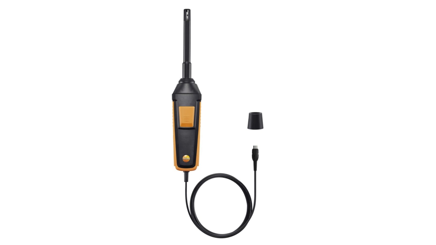 Testo Probe for Humidity, Temperature, +70°C Max, 100%RH Max