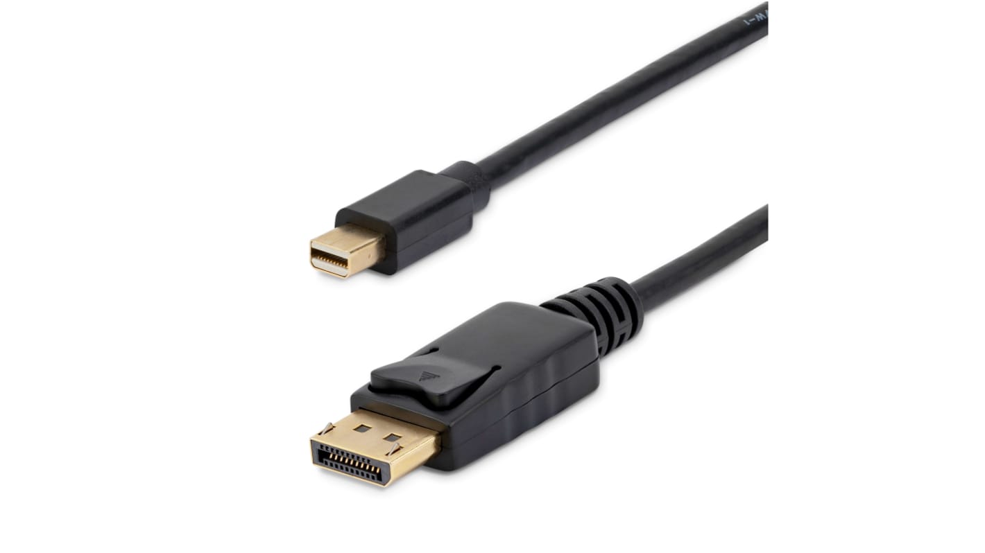 Kabel DisplayPort długość 1.8m B: Display Port A: Złącze DP (Display Port) Mini męskie v. 1.2 StarTech.com 4K @ 60 Hz