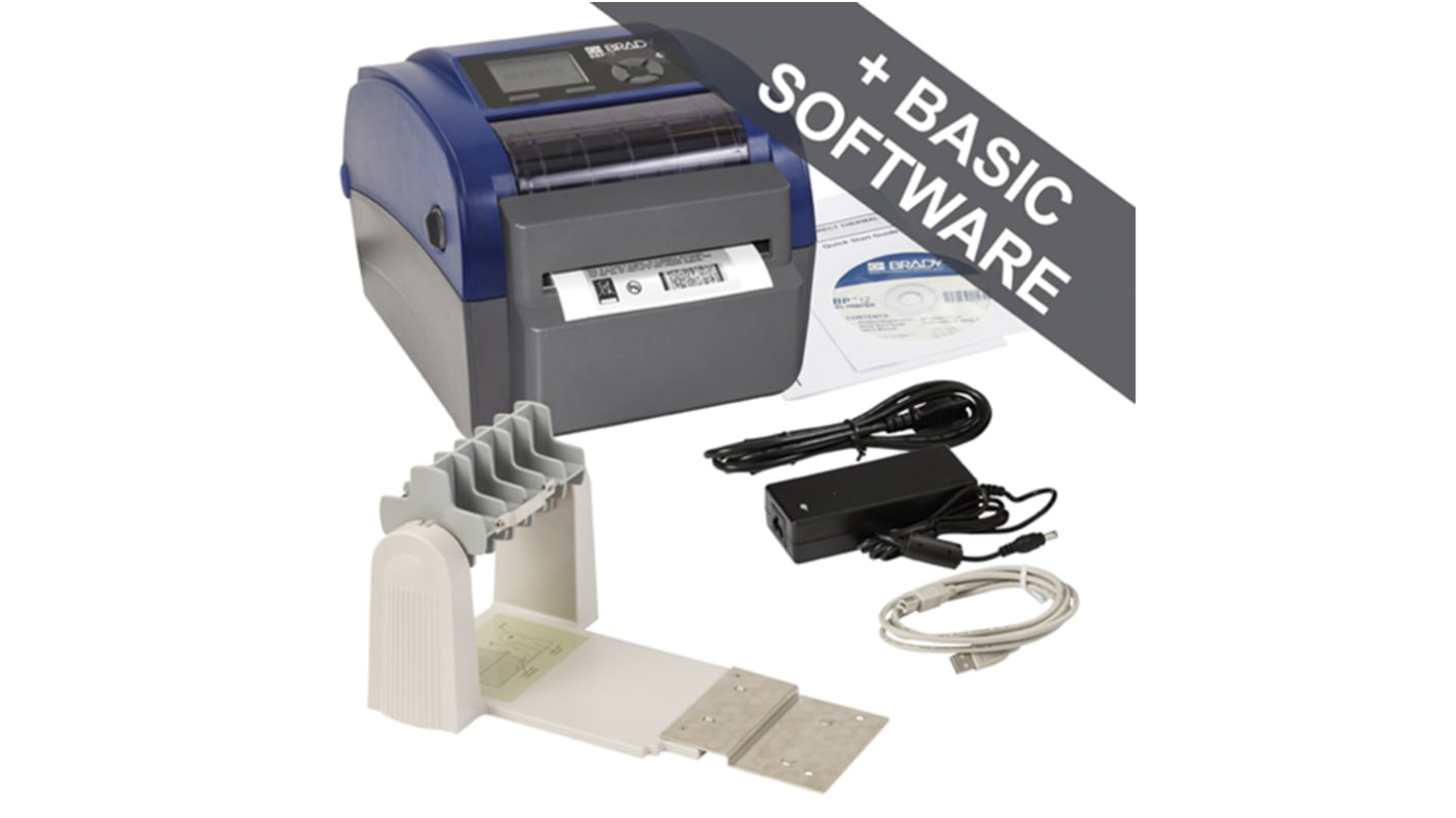 Brady BBP12 Label Printer, 112mm Max Label Width, UK Plug