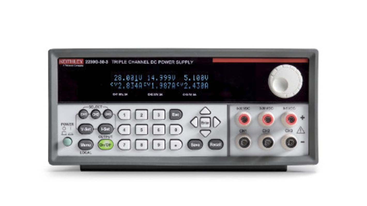 Keithley Digital Bench Power Supply, 0 → 30V, 3A, 3-Output, 195W