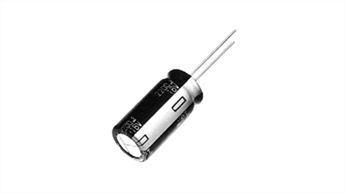 Condensateur Panasonic série FC-A, Aluminium électrolytique 27μF, 35V c.c.