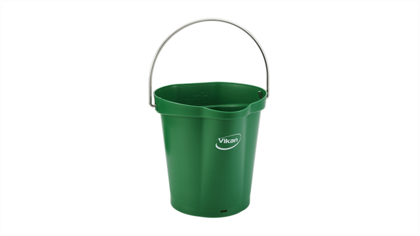 6L Grøn Spand med håndtag