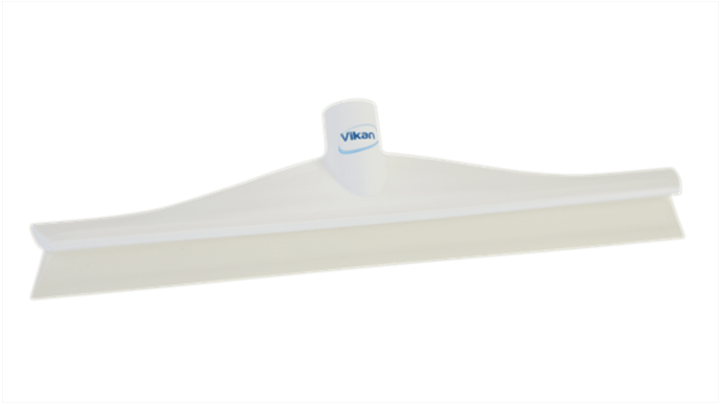 Vikan White Squeegee, 90mm x 400mm x 80mm, for Floors
