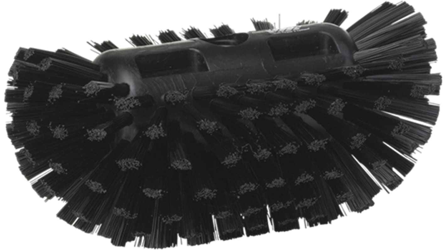 Vikan Hard Bristle Black Scrubbing Brush, 40mm bristle length, Polyester bristle material