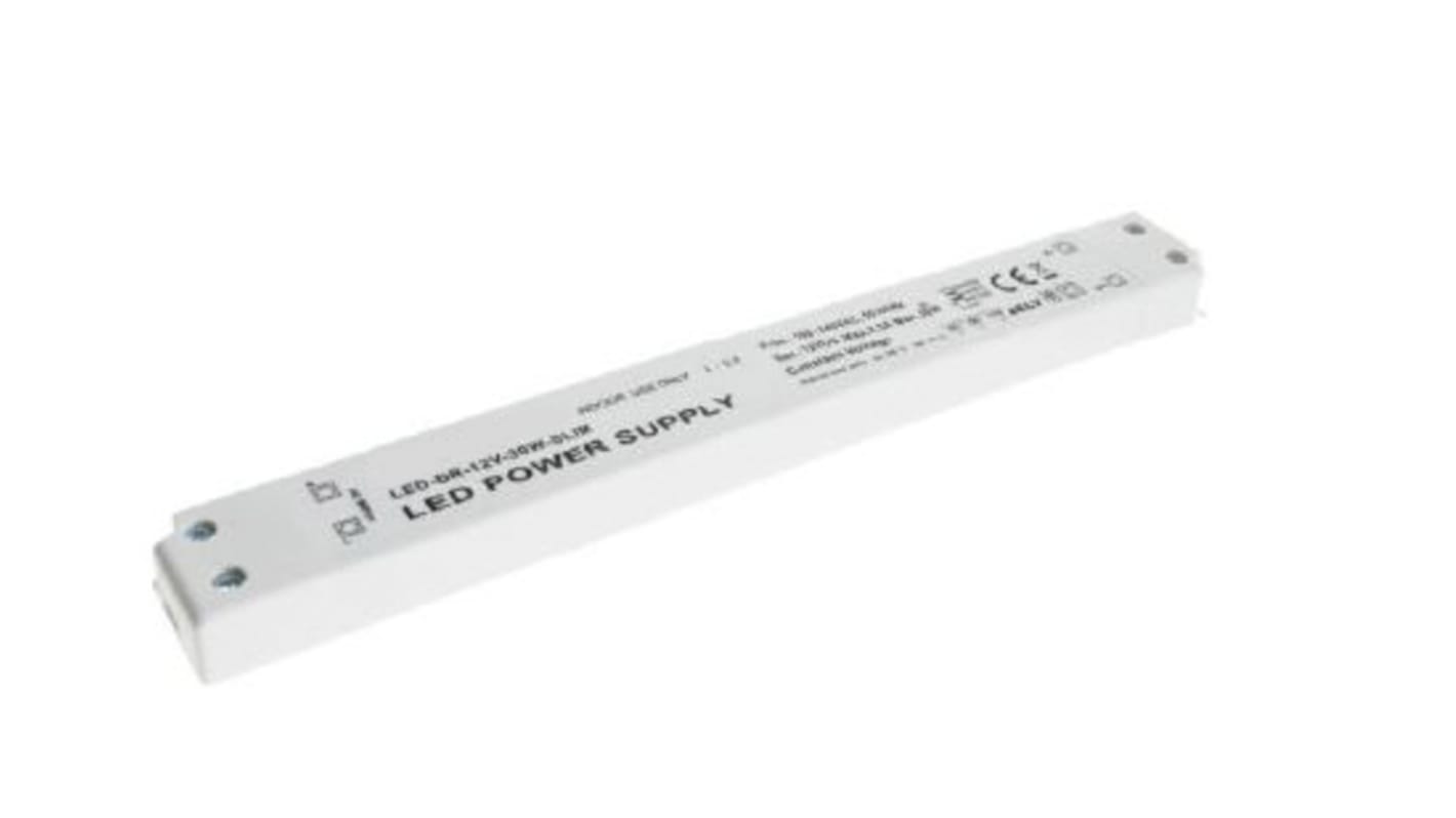 RS PRO LED Driver, 24V Output, 30W Output, 1.25A Output, Constant Voltage