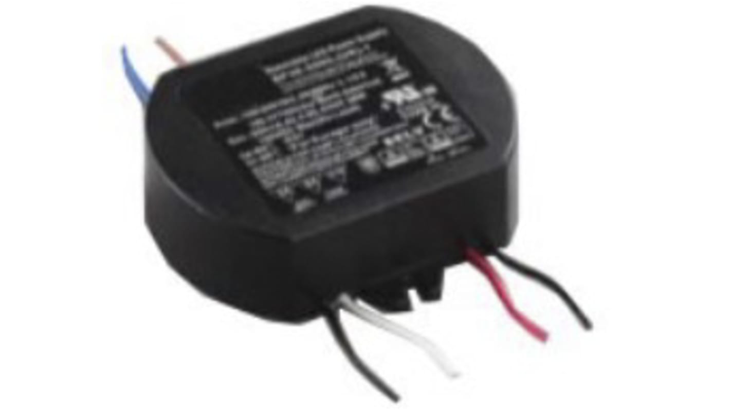 RS PRO LED Driver, 10.5 → 21V Output, 30W Output, 1.4A Output, Constant Current Dimmable