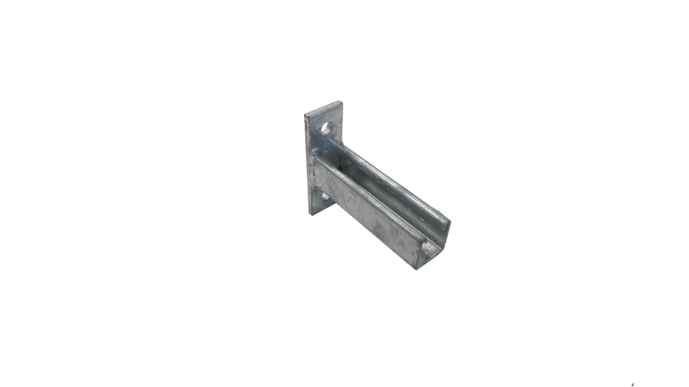 RS PRO Hot Dipped Galvanised 450mm Cantilever Arm With 130 x 45mm Base