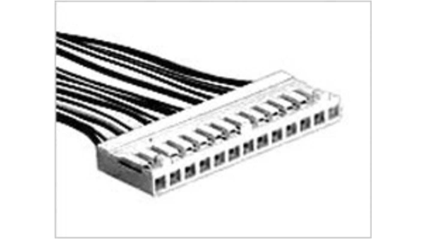 Hirose, DF1B Male Connector Housing, 2.5mm Pitch, 4 Way, 1 Row