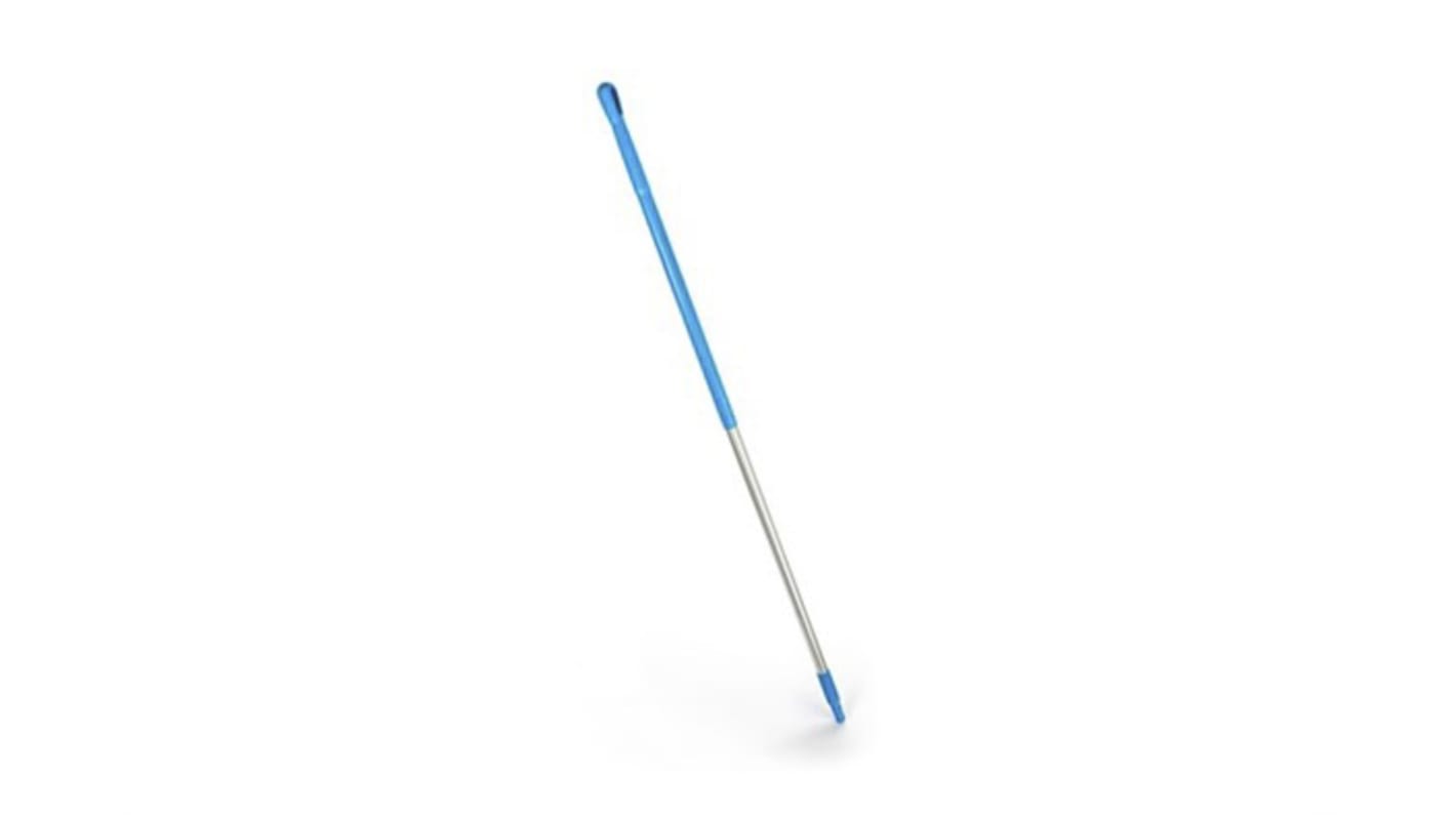 Vikan Blue Anodised Aluminium, Polypropylene Broom Handle, 1.51m, for use with Vikran Brooms, Vikran Squeegees