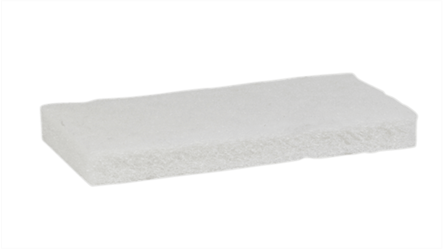 Vikan White Scourer 245mm x 115mm x 25mm, for Industrial Cleaning Use