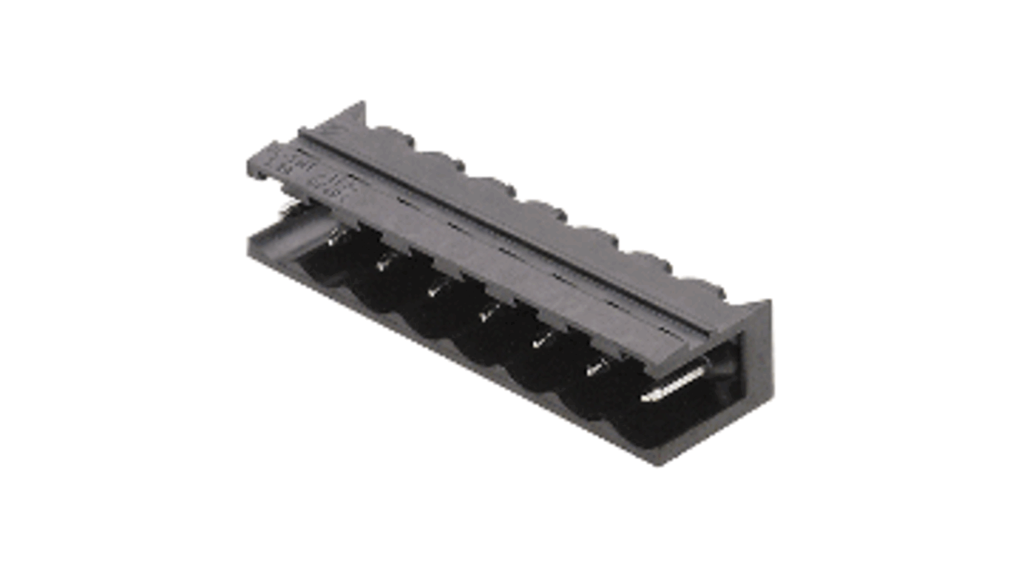 Weidmuller, 5.08mm Pitch, SL, 7 Way, , Pluggable Terminal Block, Header, Through Hole, Solder Termination, 1780000000
