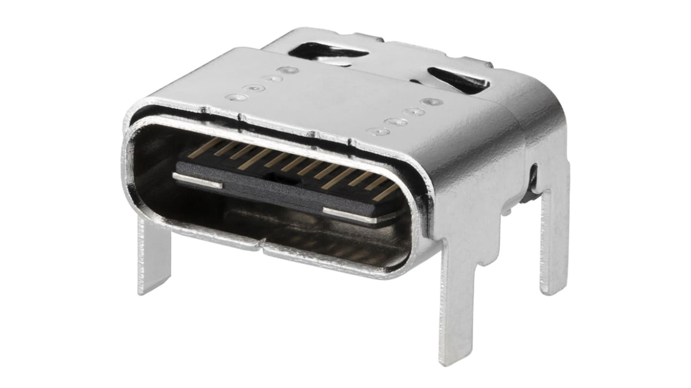 Molex Right Angle, SMT, Socket- Single Port Type C 3.2 USB Connector