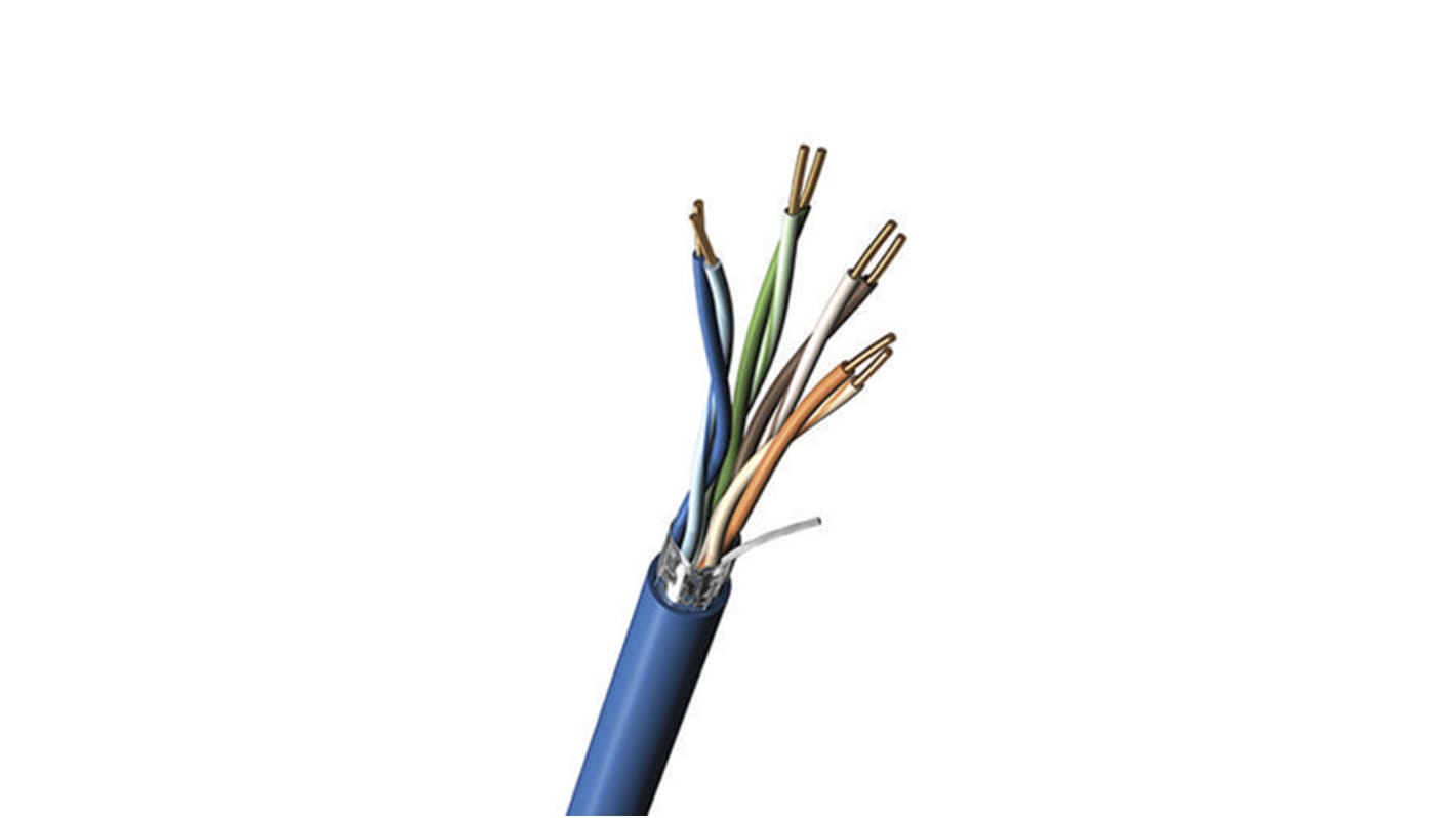 Belden7929A, 305m Cat5e, Black, F/UTP Shielded, Unterminated PVC Sheath