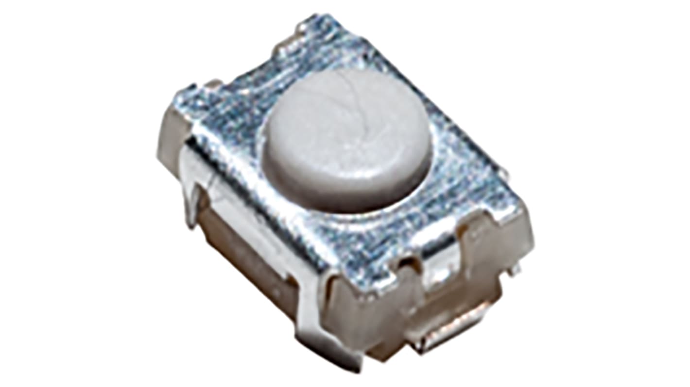 C & K IP40 Top Tactile Switch, SPST 50 mA 2mm Surface Mount