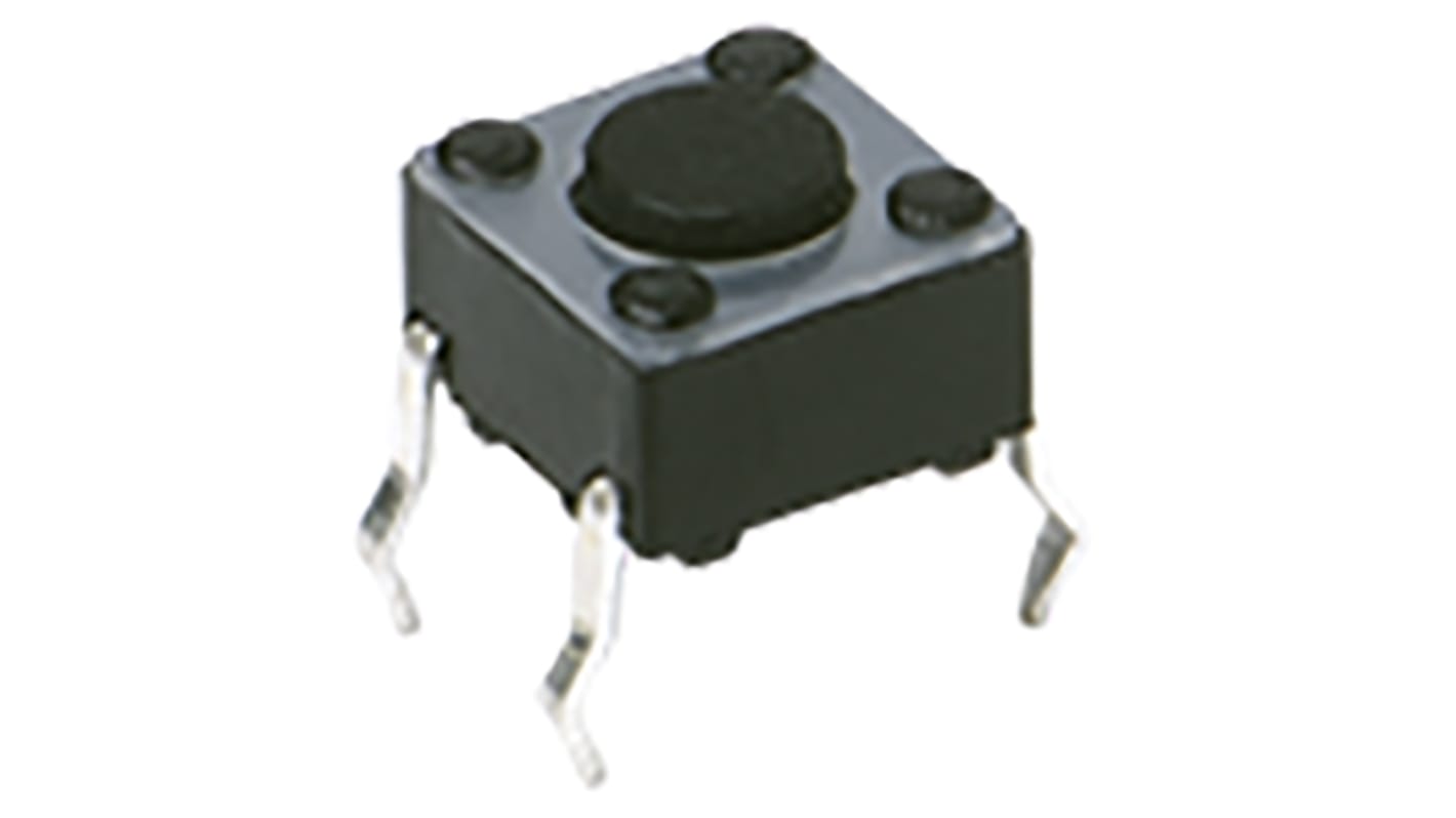 C & K IP40 Top Tactile Switch, SPST 50 mA 1.05mm Surface Mount