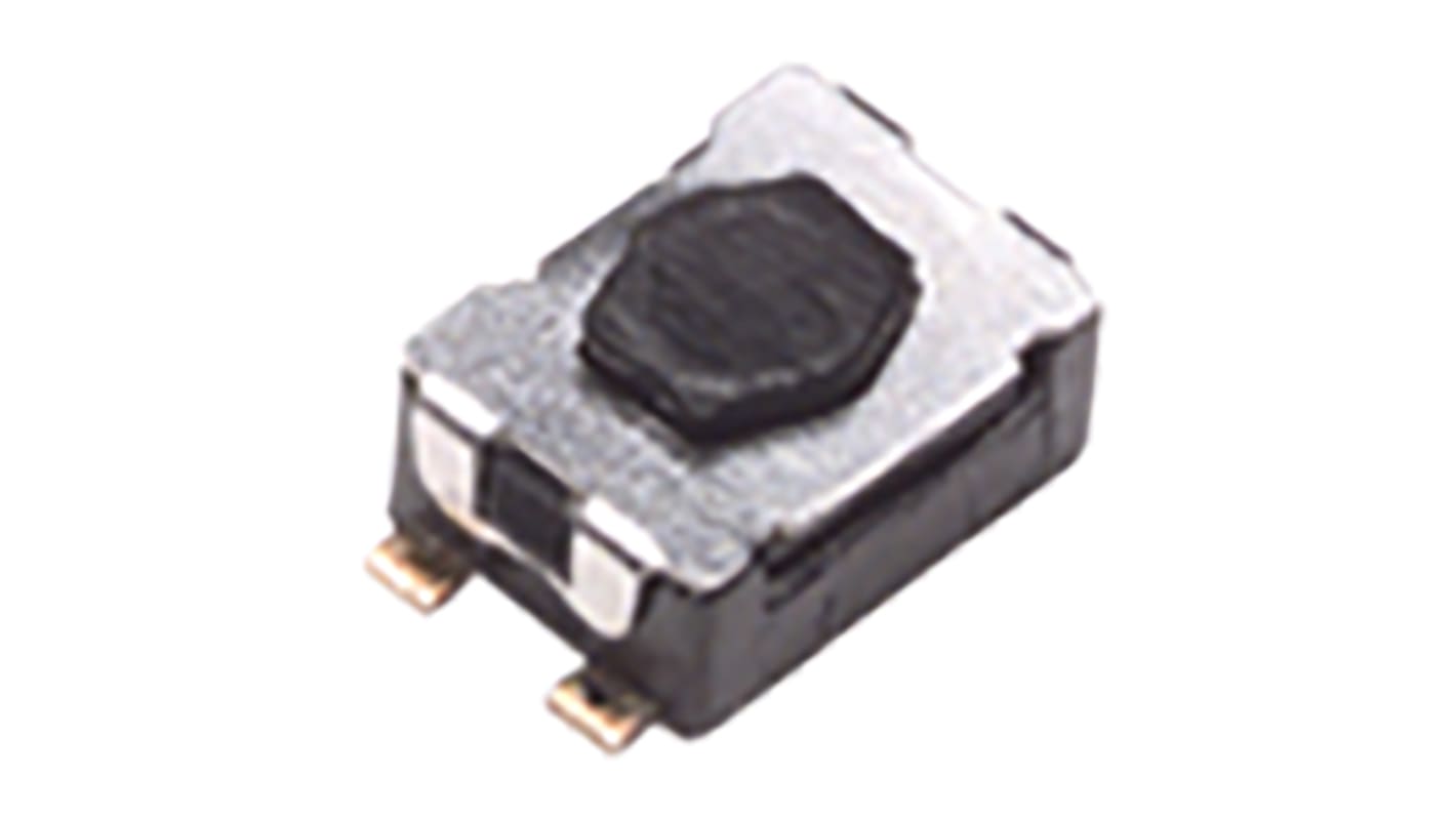 C & K IP40 Top Tactile Switch, SPST 50 mA 1.9mm Surface Mount