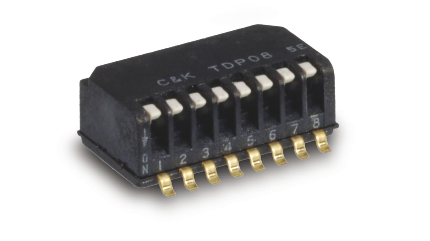 C & K Surface Mount DIP Switch SPST