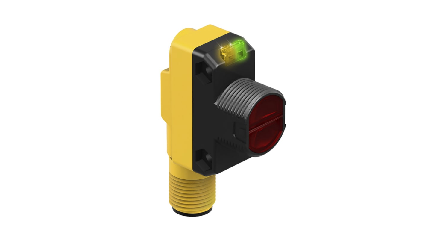 Sensore fotoelettrico Rettangolare Banner, a fascio diretto, rilevamento 50 mm, uscita NPN