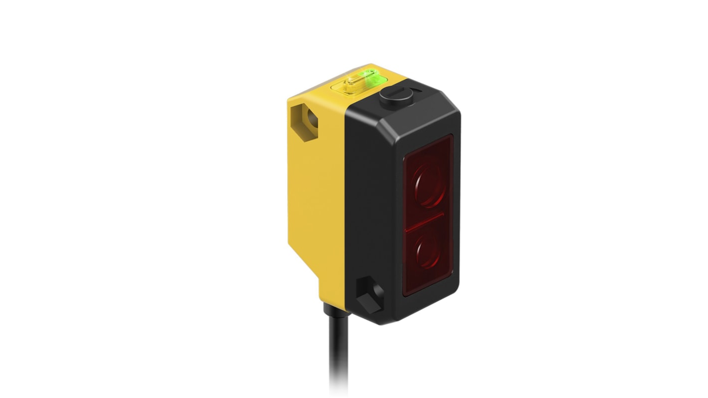 Rs-Online Sensore fotoelettrico Rettangolare Banner a fascio diretto rilevamento 100 mm uscita NPN