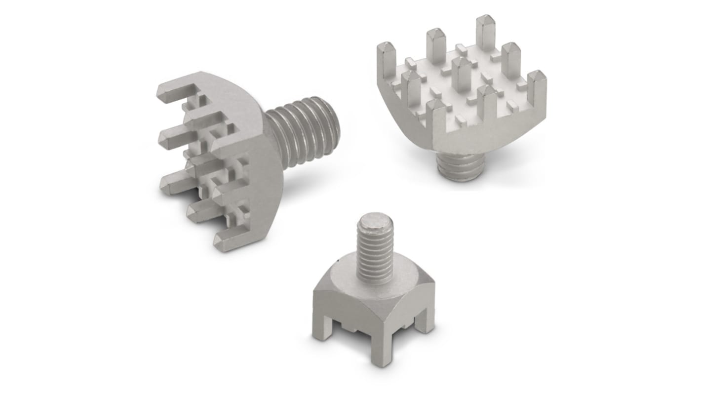 Terminal de conexión por tornillo de montaje en PCB Wurth Elektronik, 50A 4 pines, Soldadura, M5 serie WP-THRSH