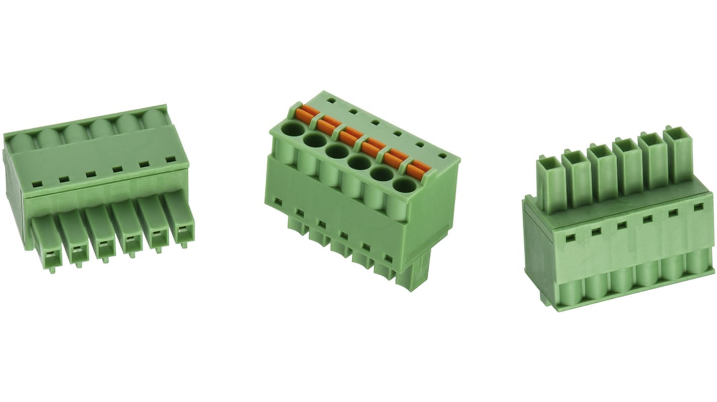 Wurth Elektronik, 3.81mm Pitch, WR-TBL, 4 Way, Vertical, Pluggable Terminal Block, Plug, Through Hole, Screw