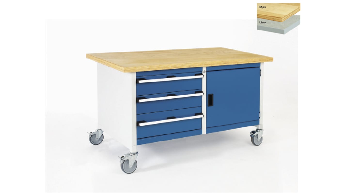 Bott Portable Steel Workbench, 300kg Max Load, 840mm x 1500mm x 750mm