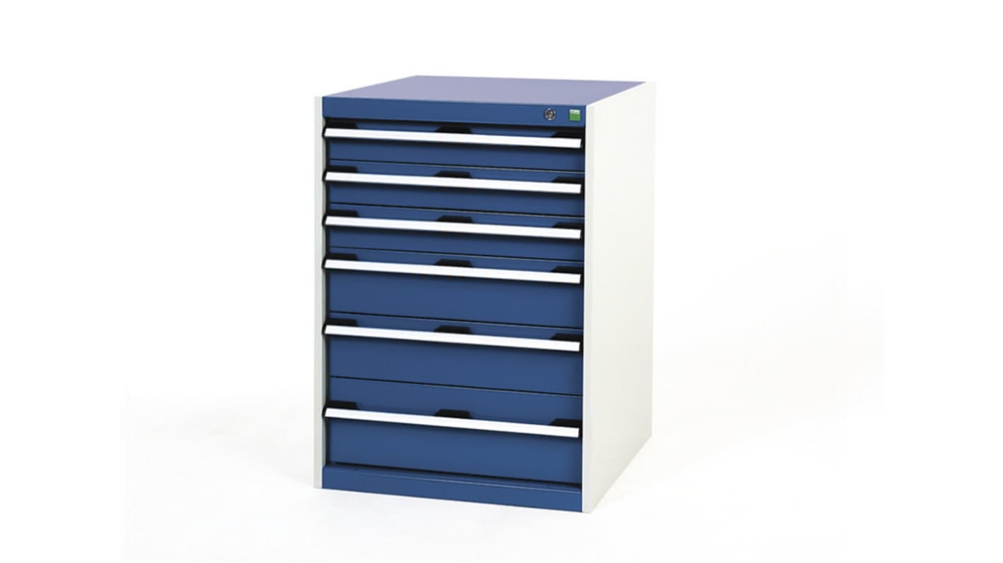 Bott Drawer Unit, 900mm x 650mm x 650mm, Blue, Grey