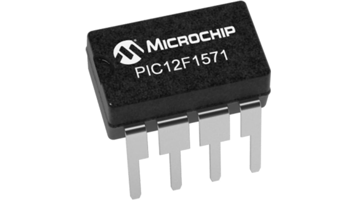 Microcontrolador Microchip PIC12F1571-E/SN, núcleo PIC de 8bit, RAM 128 B, 32MHZ, SOIC de 8 pines