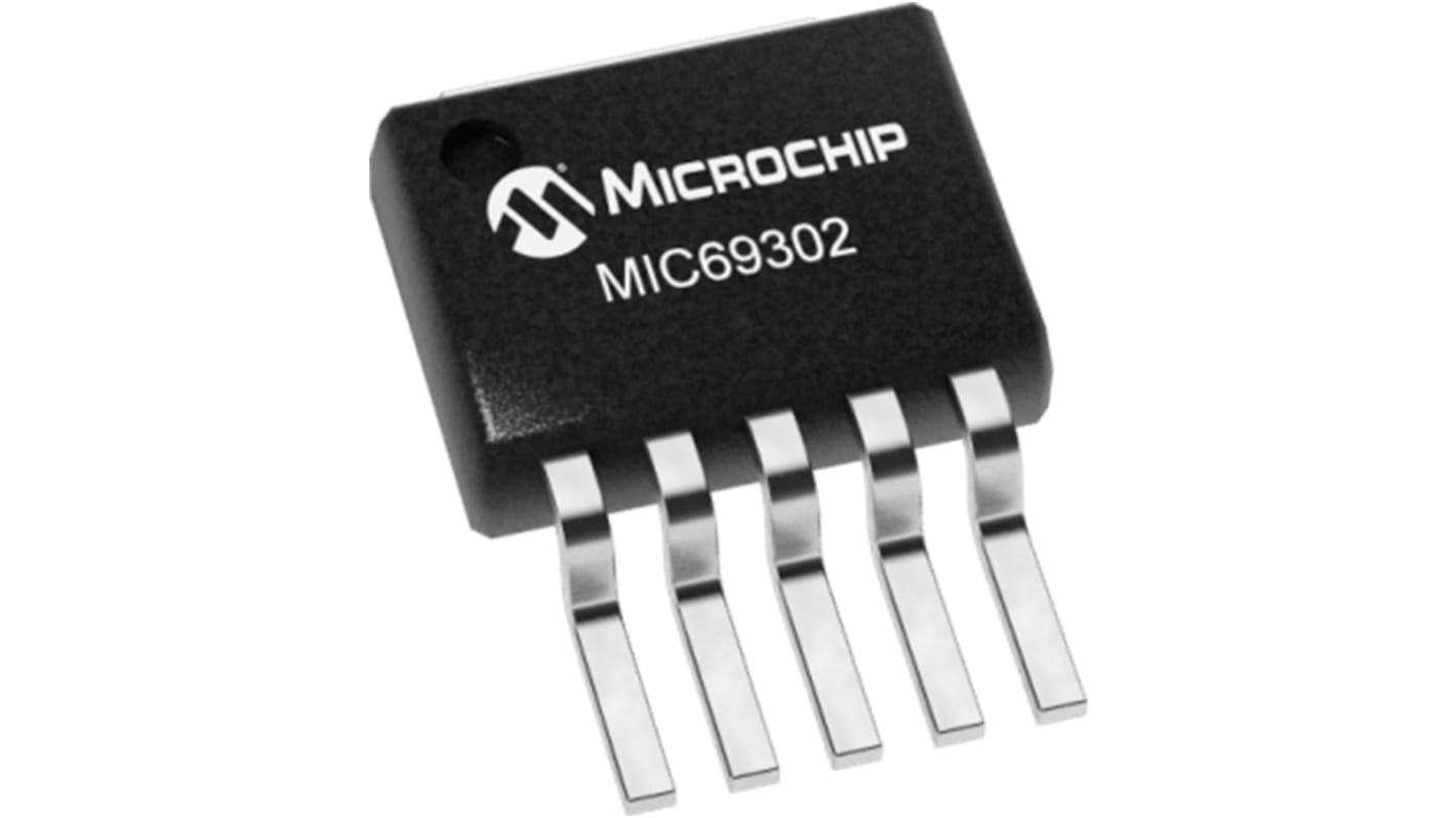 Microchip Spannungsregler 3A, 1 Niedrige Abfallspannung SPAK, 5-Pin, Einstellbar