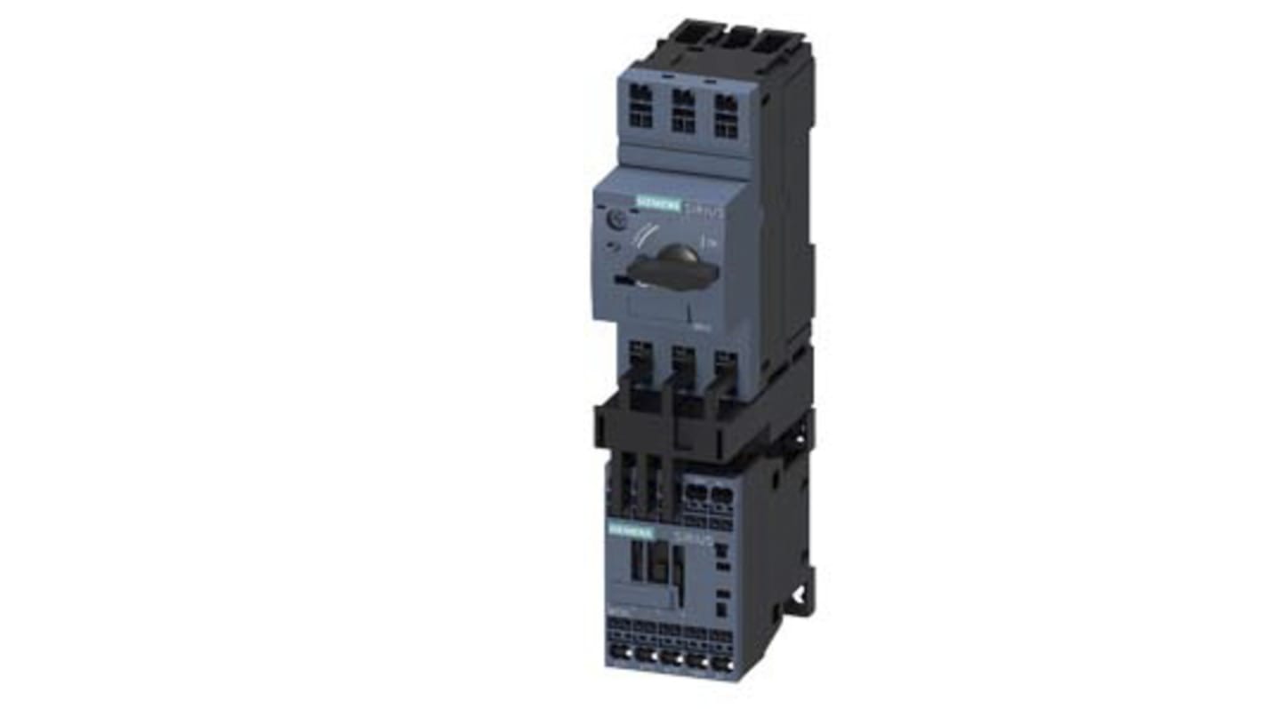 Arrancador directo Siemens SIRIUS 3RA2110, 1,1 → 1,6 A, 400 V ac, 550 W, trifásico, IP20